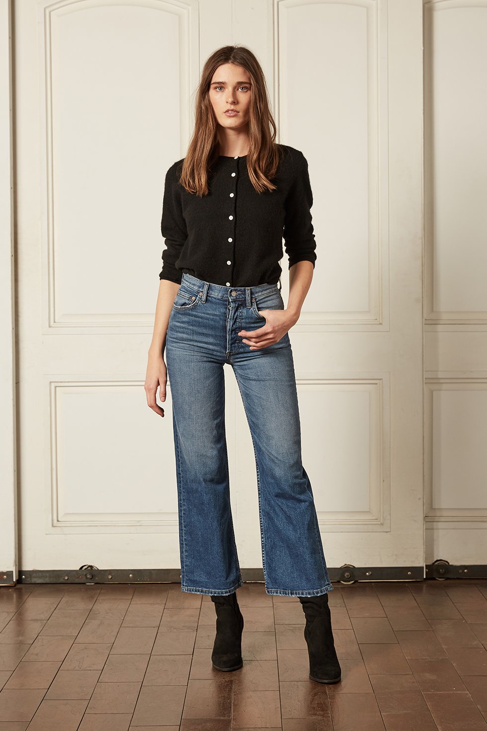 MIKEY WIDE LEG FLARE JEAN