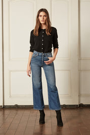MIKEY WIDE LEG FLARE JEAN
