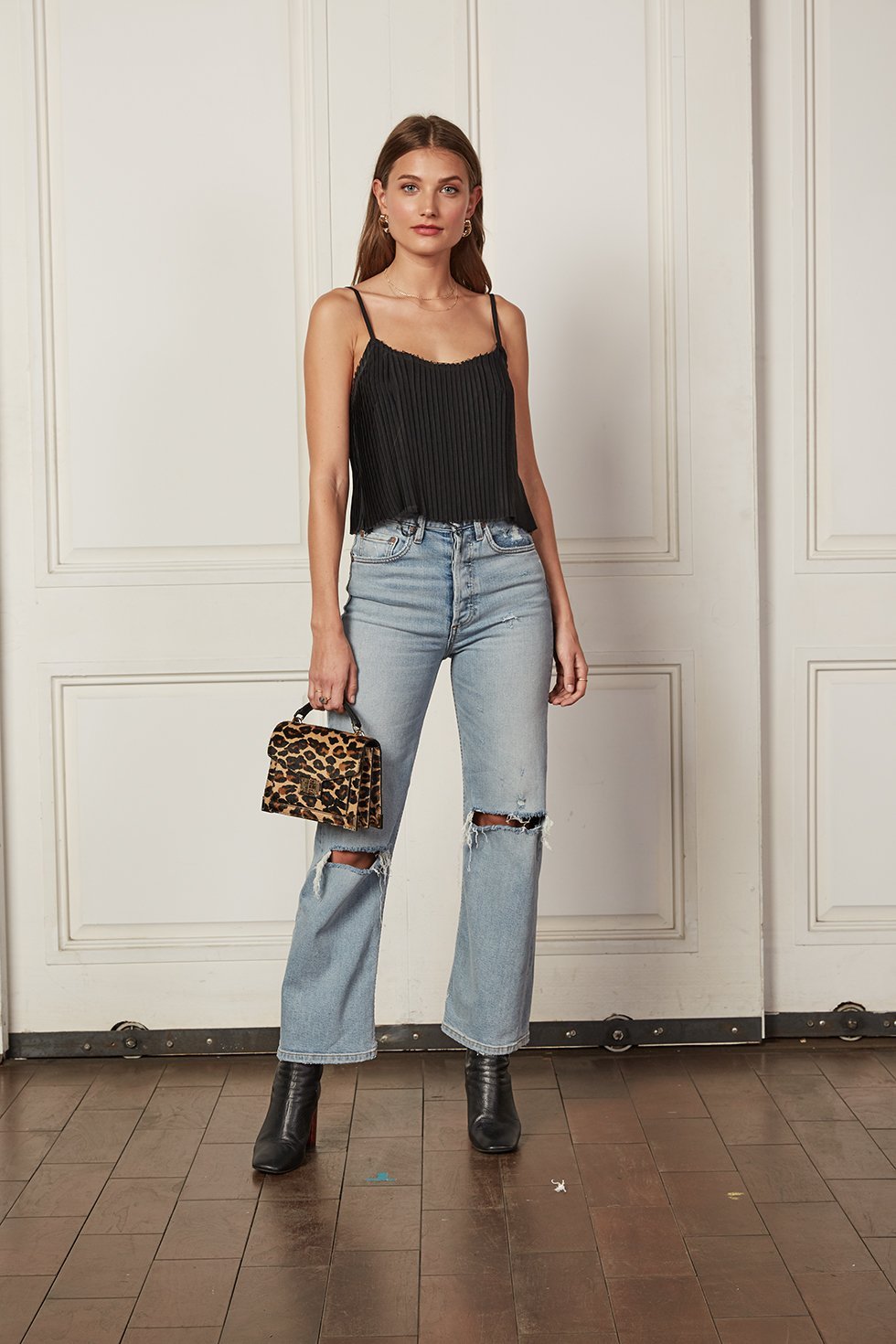 MIKEY WIDE LEG FLARE JEAN