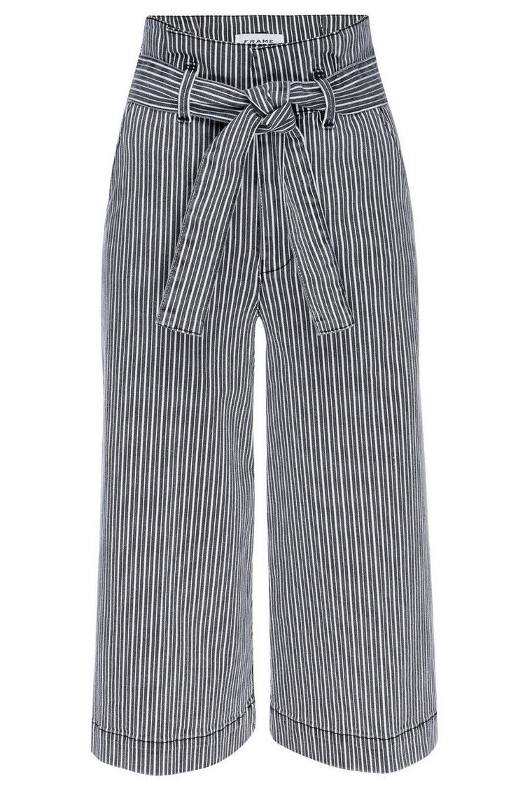 BELTED PLEATED CULOTTE
