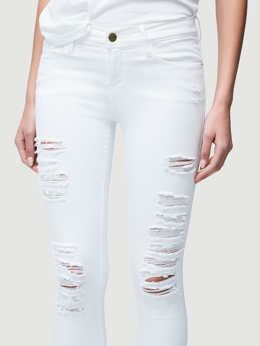 LE COLOR RIPPED JEAN