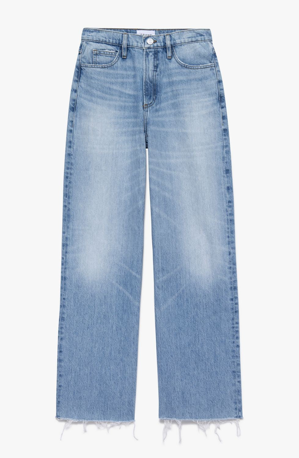 LE HIGH N TIGHT WIDE LEG RAW AFTER