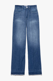 LE HIGH N TIGHT WIDE LEG RELEASED HEM