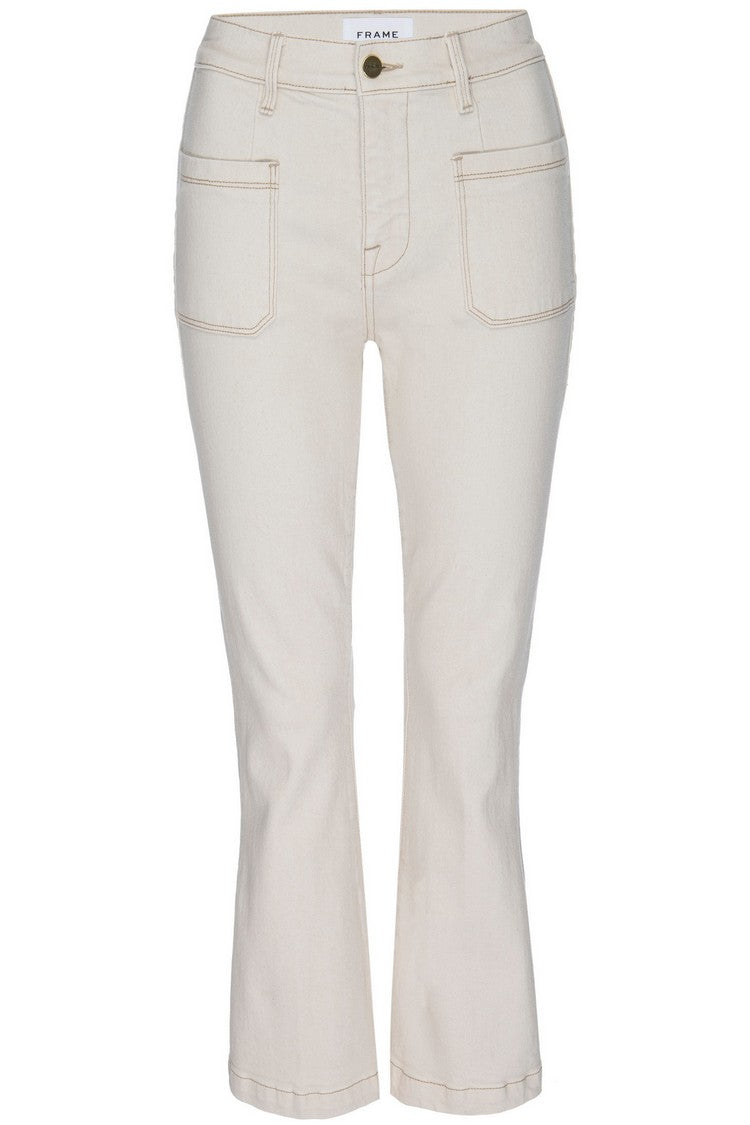 LE BARDOT CROP FLARE