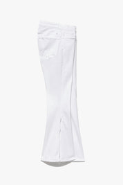 LE CROP FLARE MINI SLITS