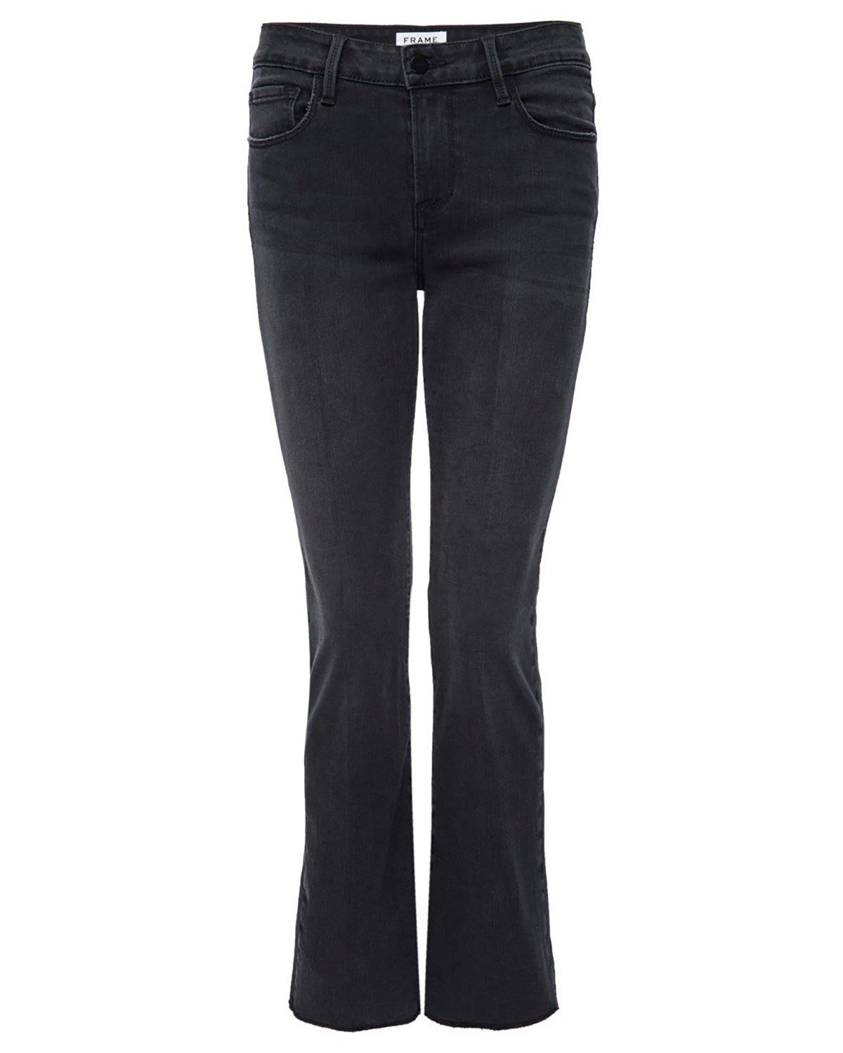 LE CROP MINI BOOT RAW EDGE