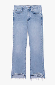 LE CROP MINI BOOT STEP FRAY
