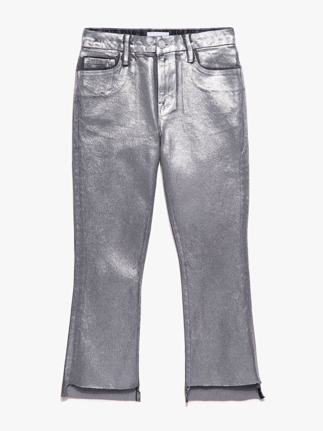 LE CROP MINI BOOT RAW STAGGER HEM
