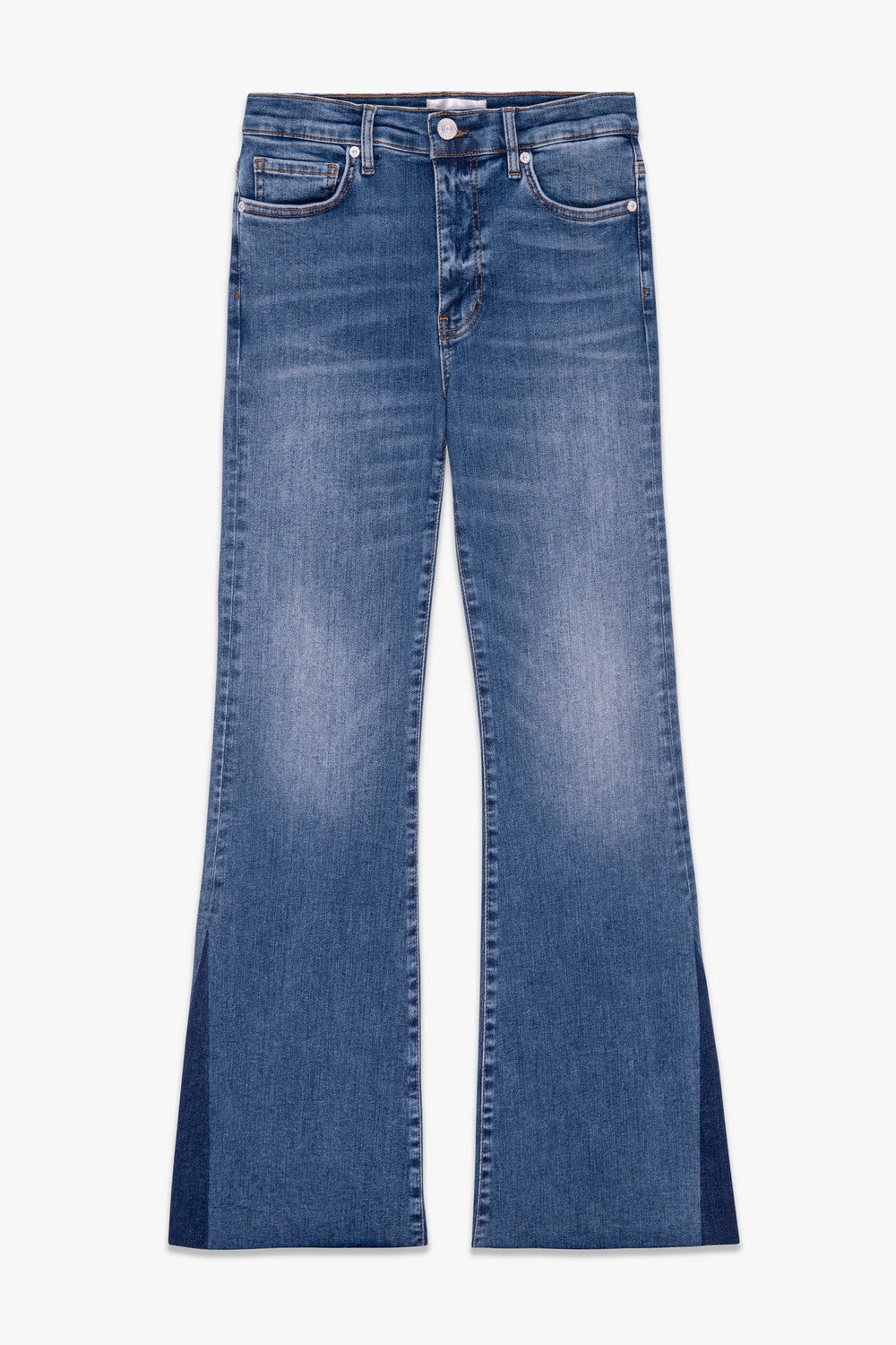LE EASY FLARE RAW FRAY OUTSEAM INSERT