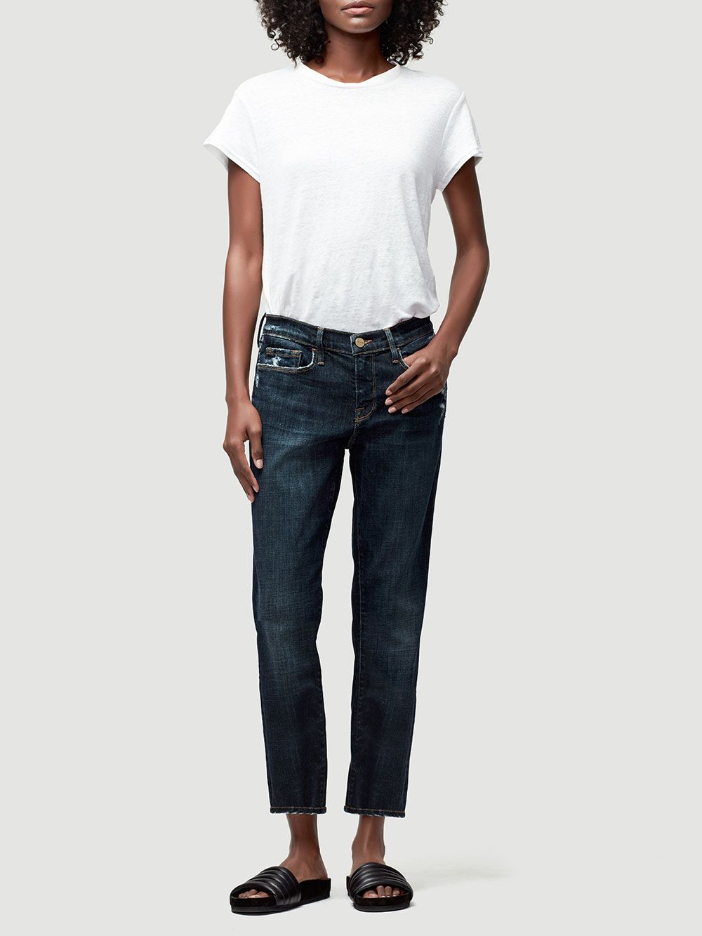 LE GARCON CROP JEAN