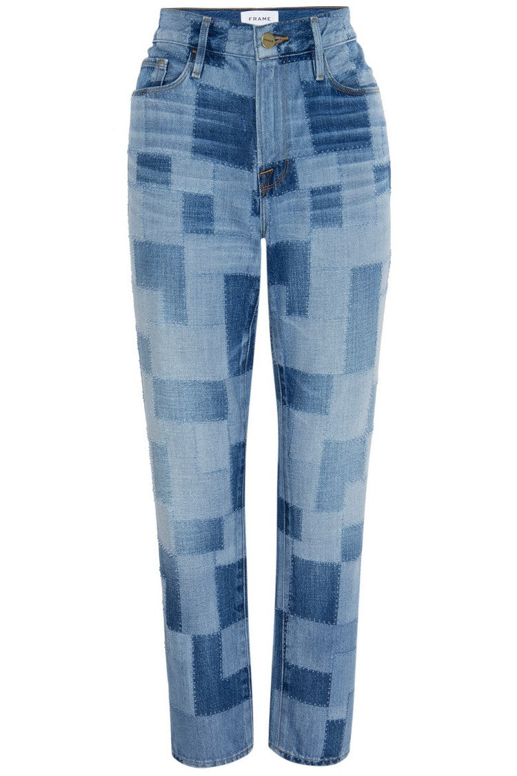 LE HIGH STRAIGHT LASER PATCHWORK