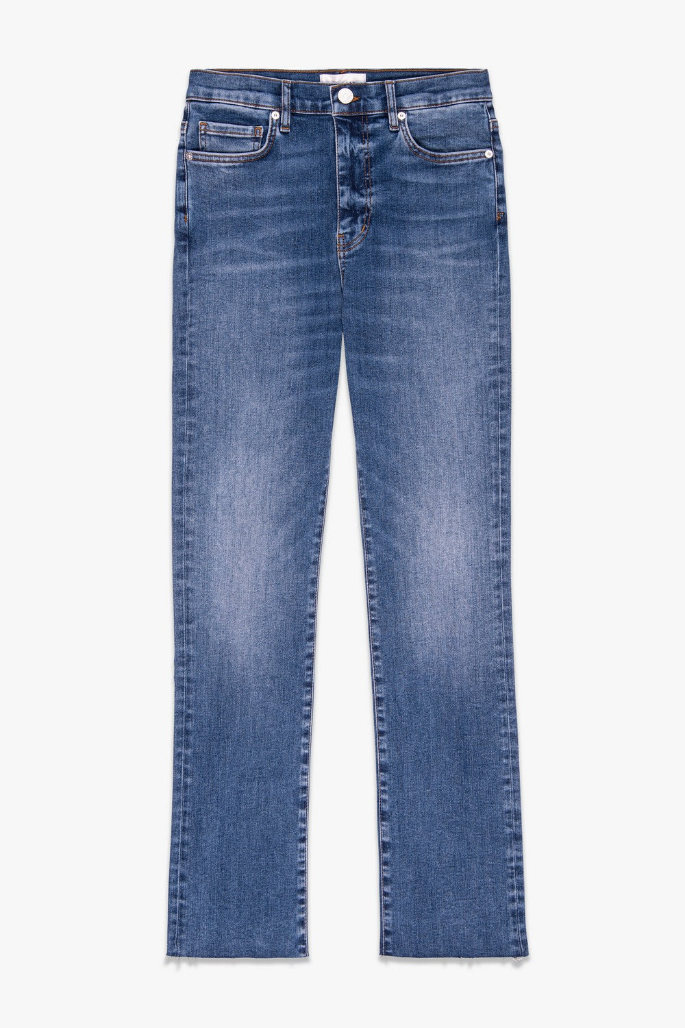 LE HIGH STRAIGHT LONG RAW FRAY