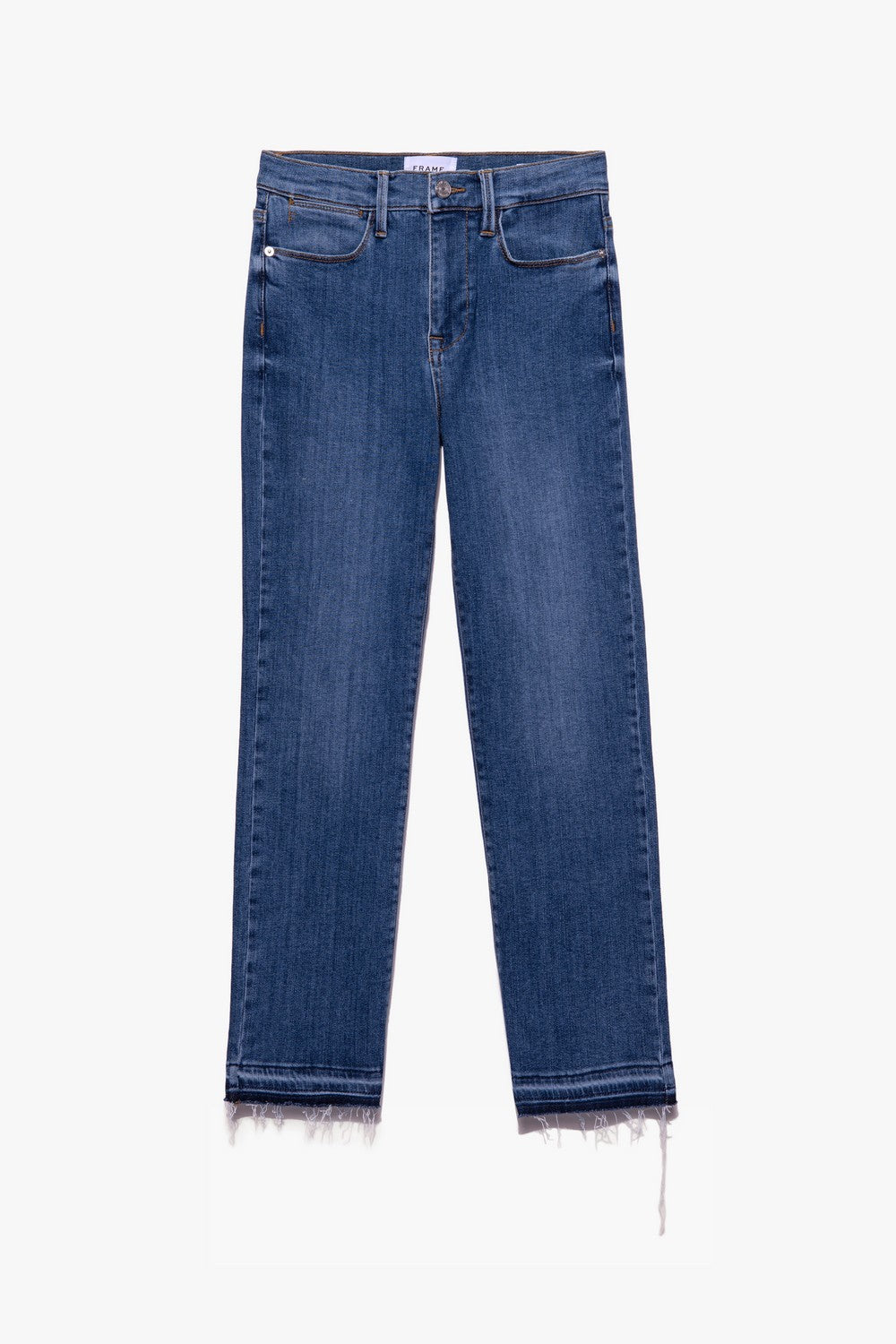 LE HIGH STRAIGHT RELEASED HEM FRAY
