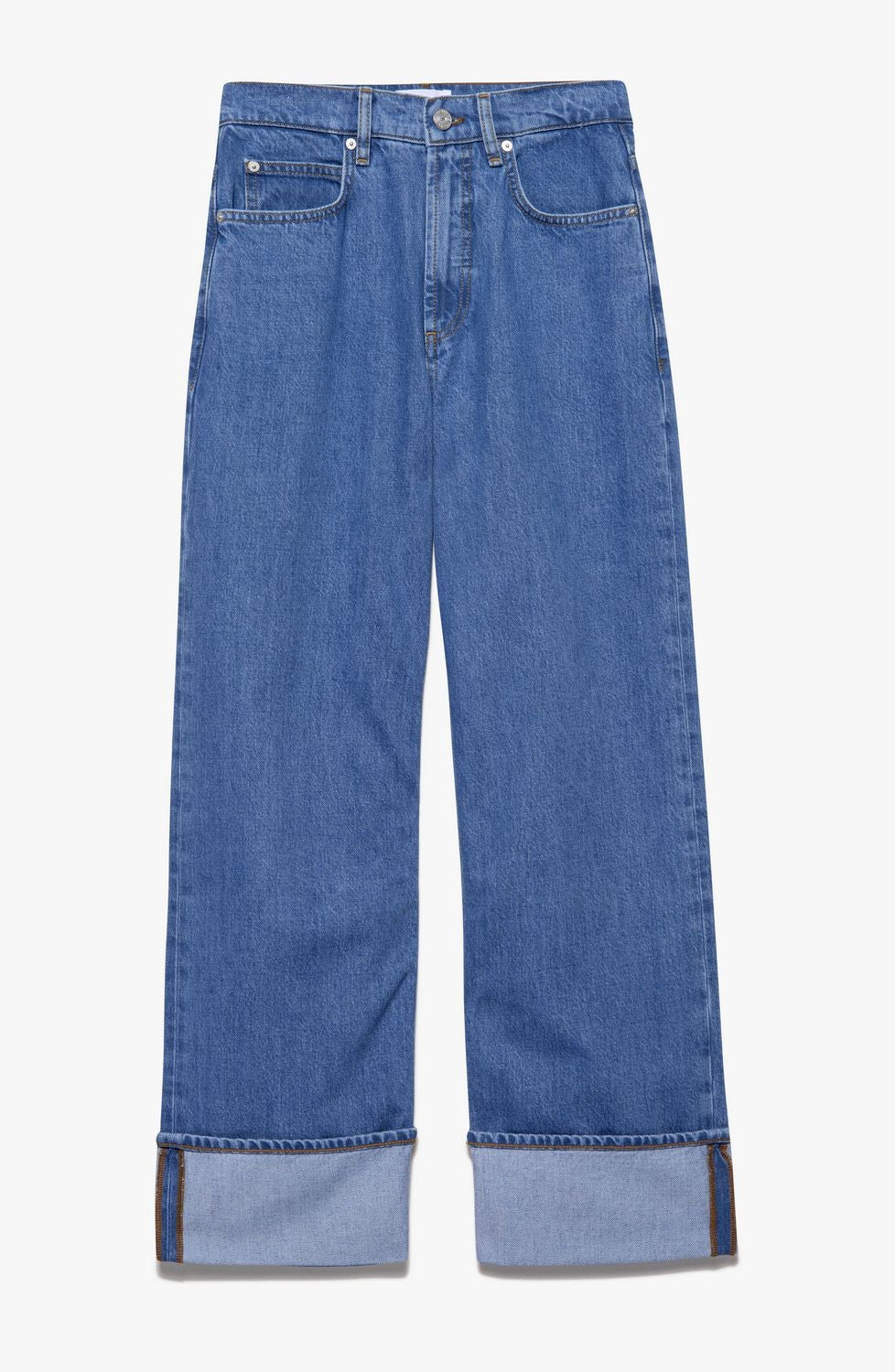 LE PIXIE ROLLED HIGH RISE WIDE LEG