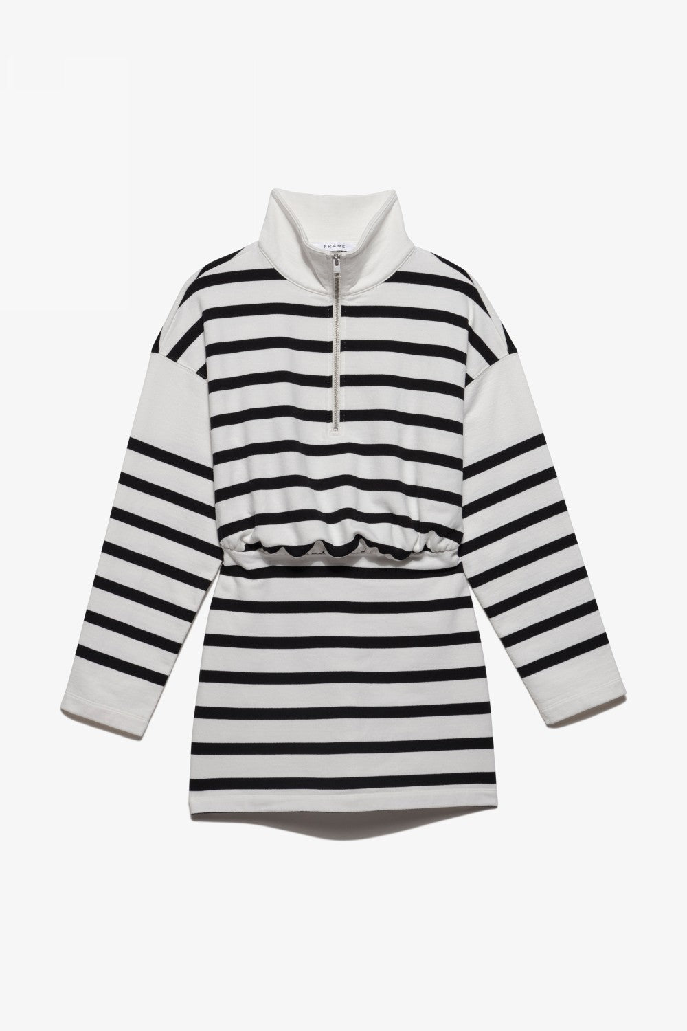 HALF ZIP MINI DRESS