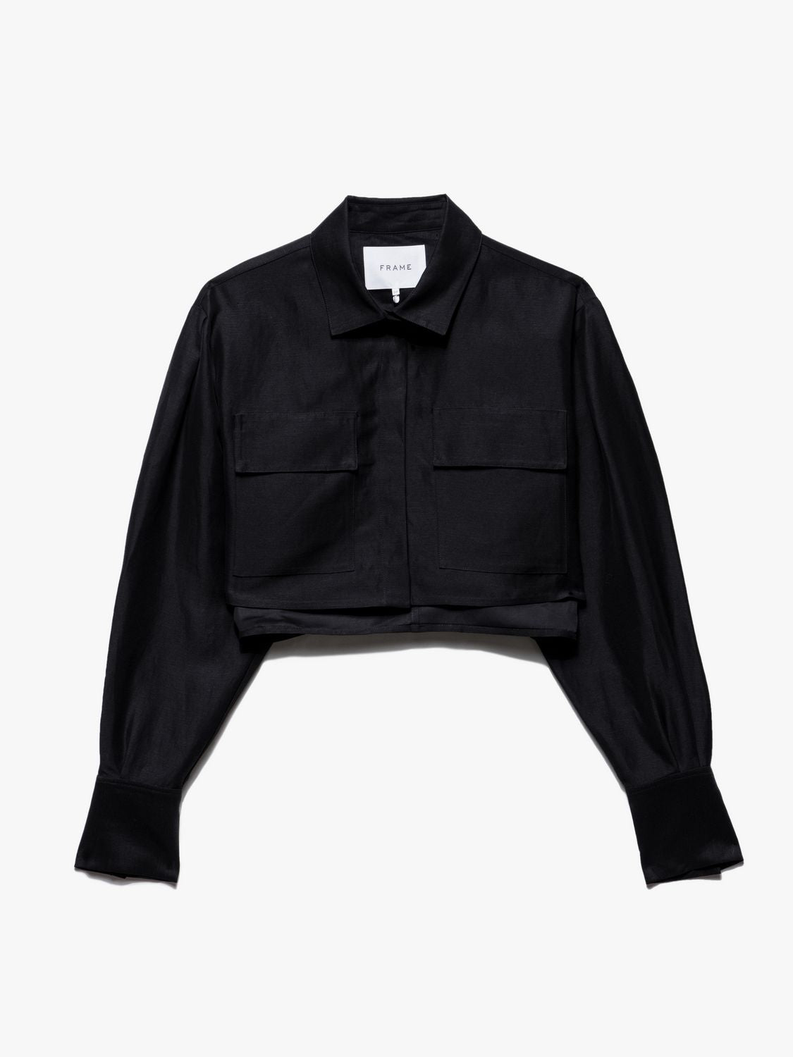 CROPPED SAFARI SHIRT