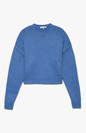 OVERSIZED CROP CREW SWEATER