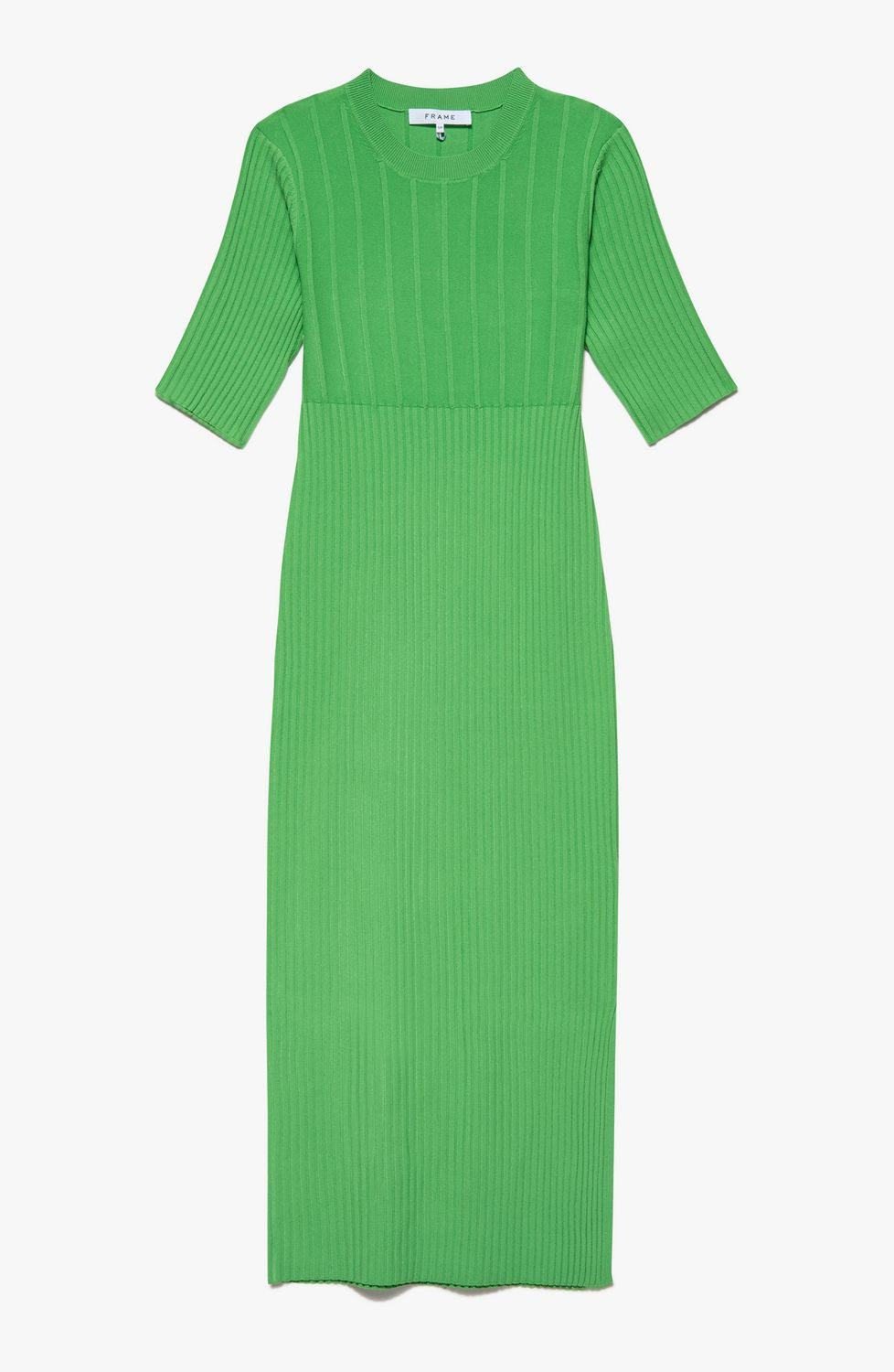 MIXED RIB SWEATER DRESS