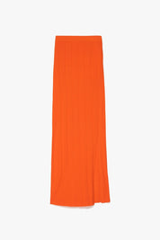 MIXED RIB CUTOUT SKIRT