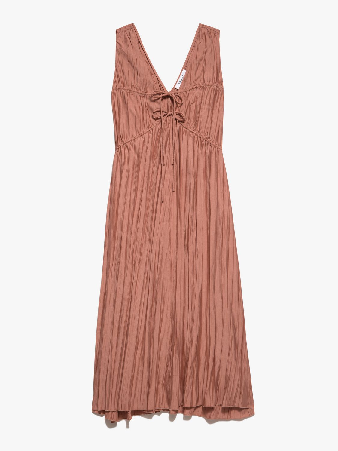 CINCHED CRINKLE DRESS