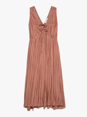 CINCHED CRINKLE DRESS