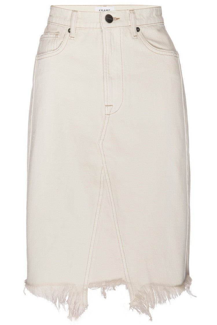 RELAXED SKIRT JAGGED EDGE