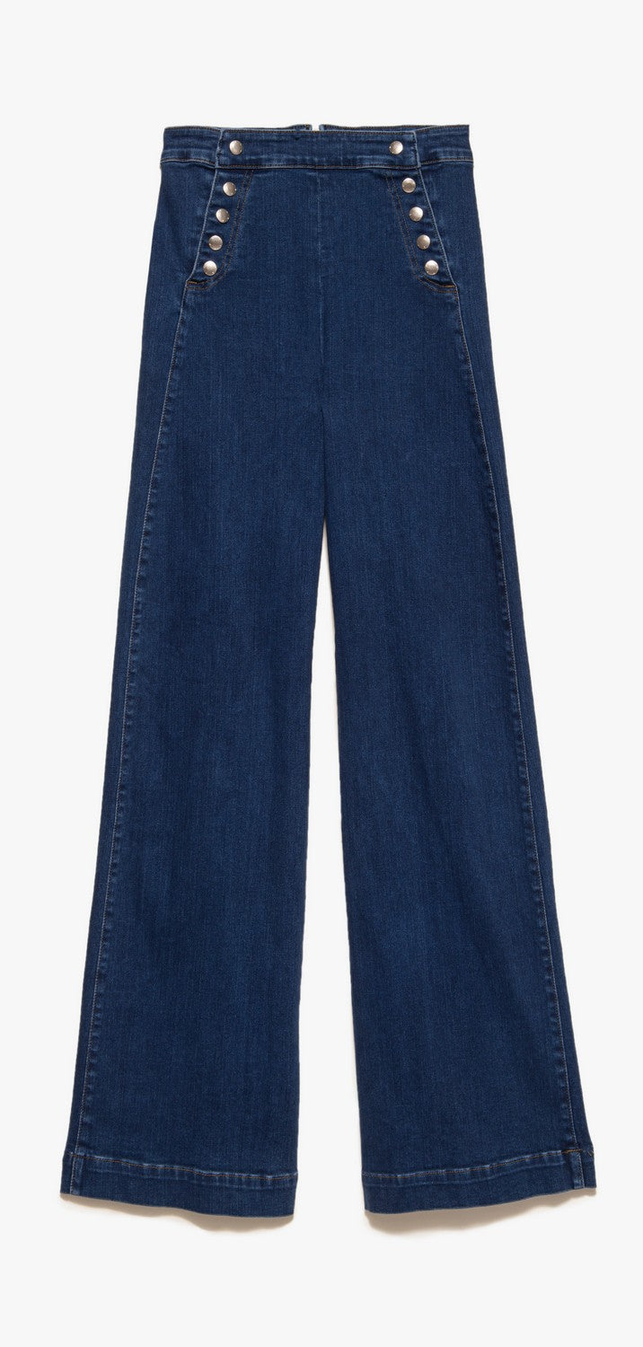 SAILOR SNAP WIDE LEG