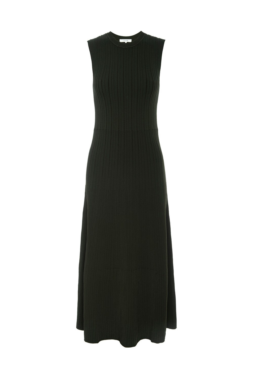 SHINY RIB SWEATER DRESS