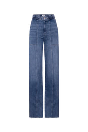 BRAIDED WAISTBAND WIDE LEG
