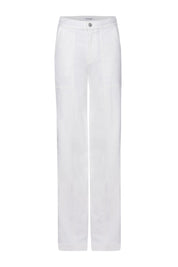 BRAIDED WAISTBAND WIDE LEG