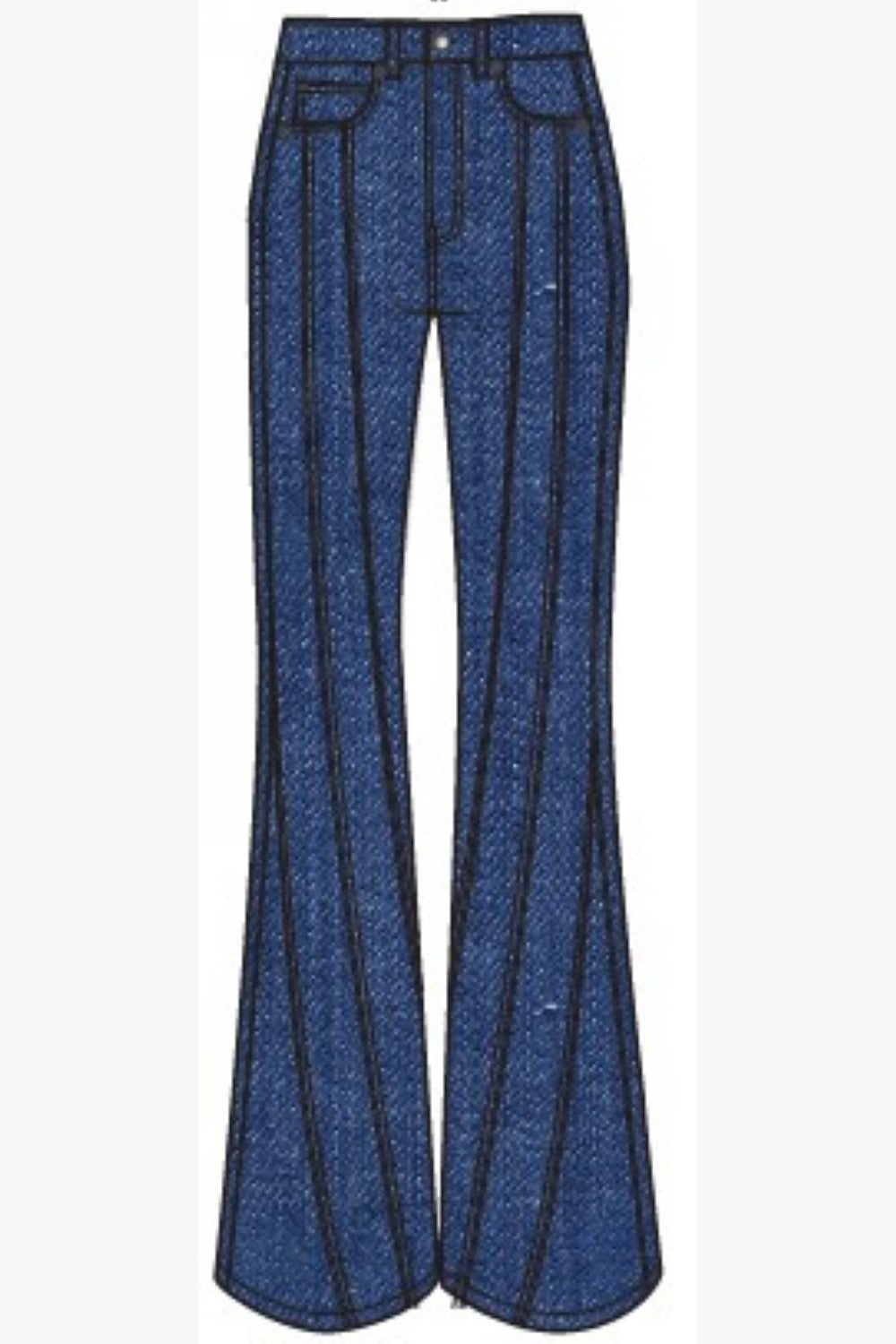 ATELIER SEAMED SLIM STACKED