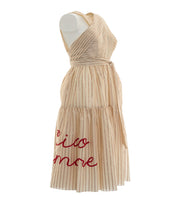 RUFFLED DRESS