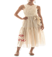 RUFFLED DRESS