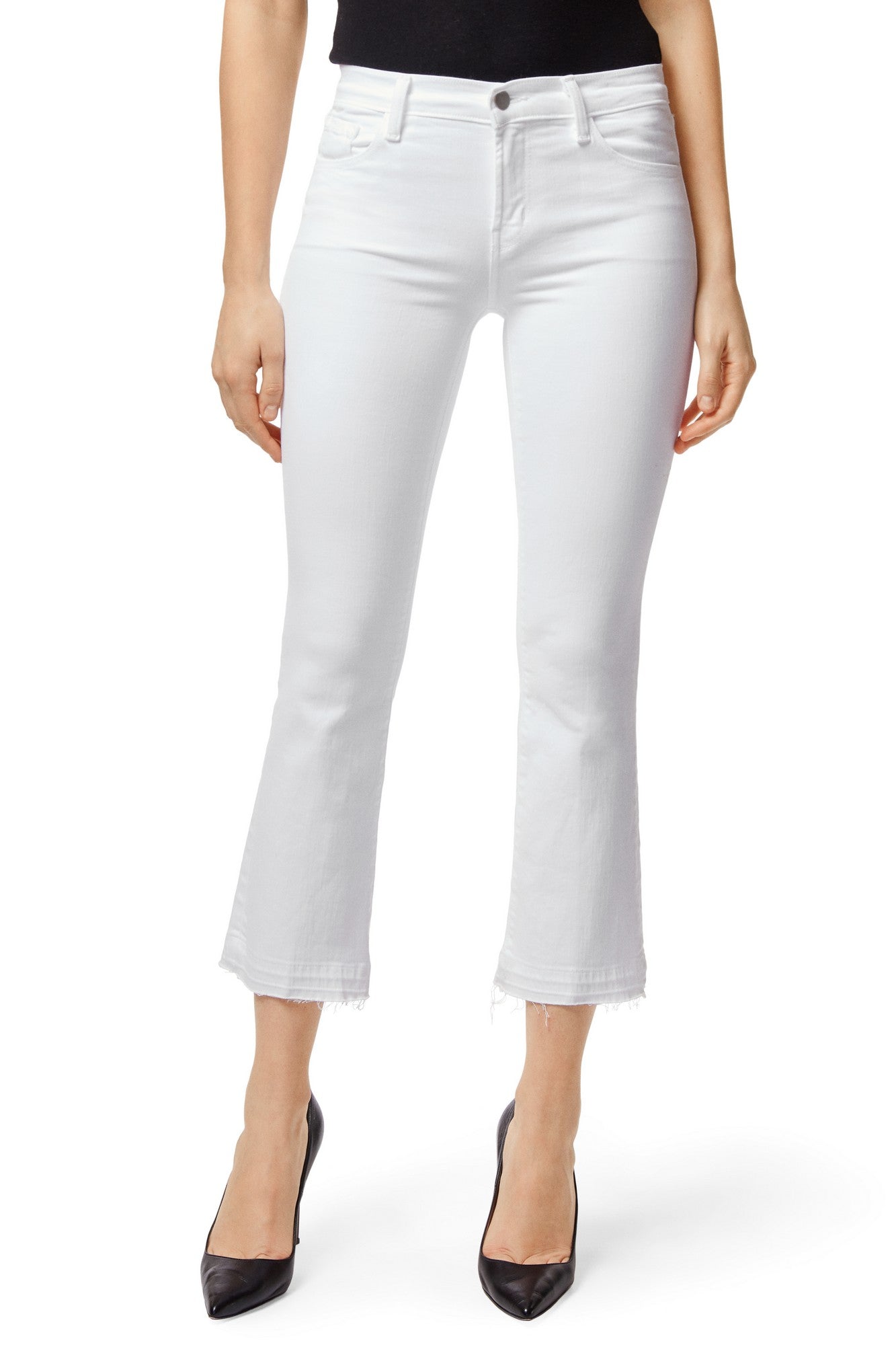 8314C028RH SELENA Mid Rise Crop Bootcut
