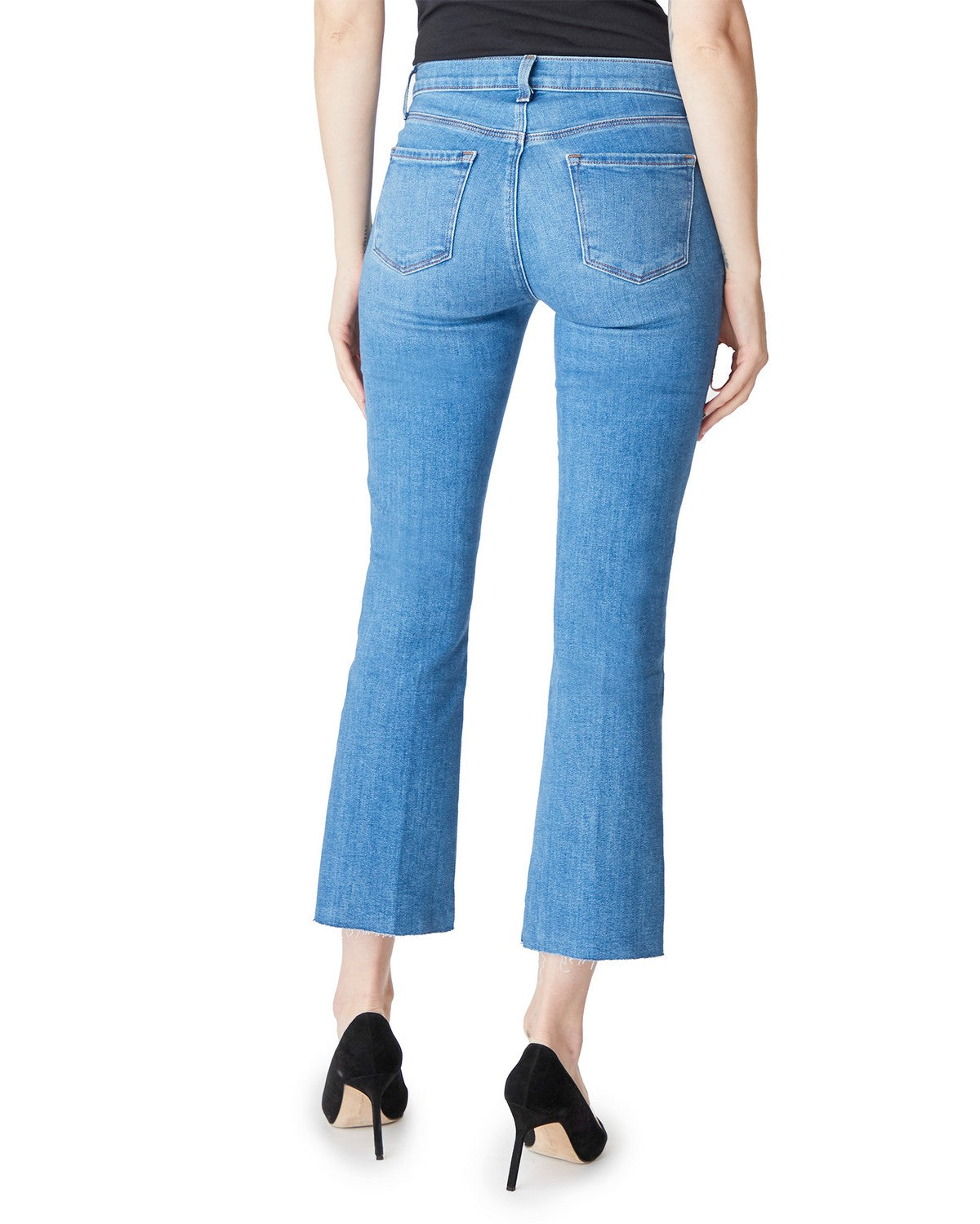 8314E508RAW SELENA Mid Rise Crop Boot