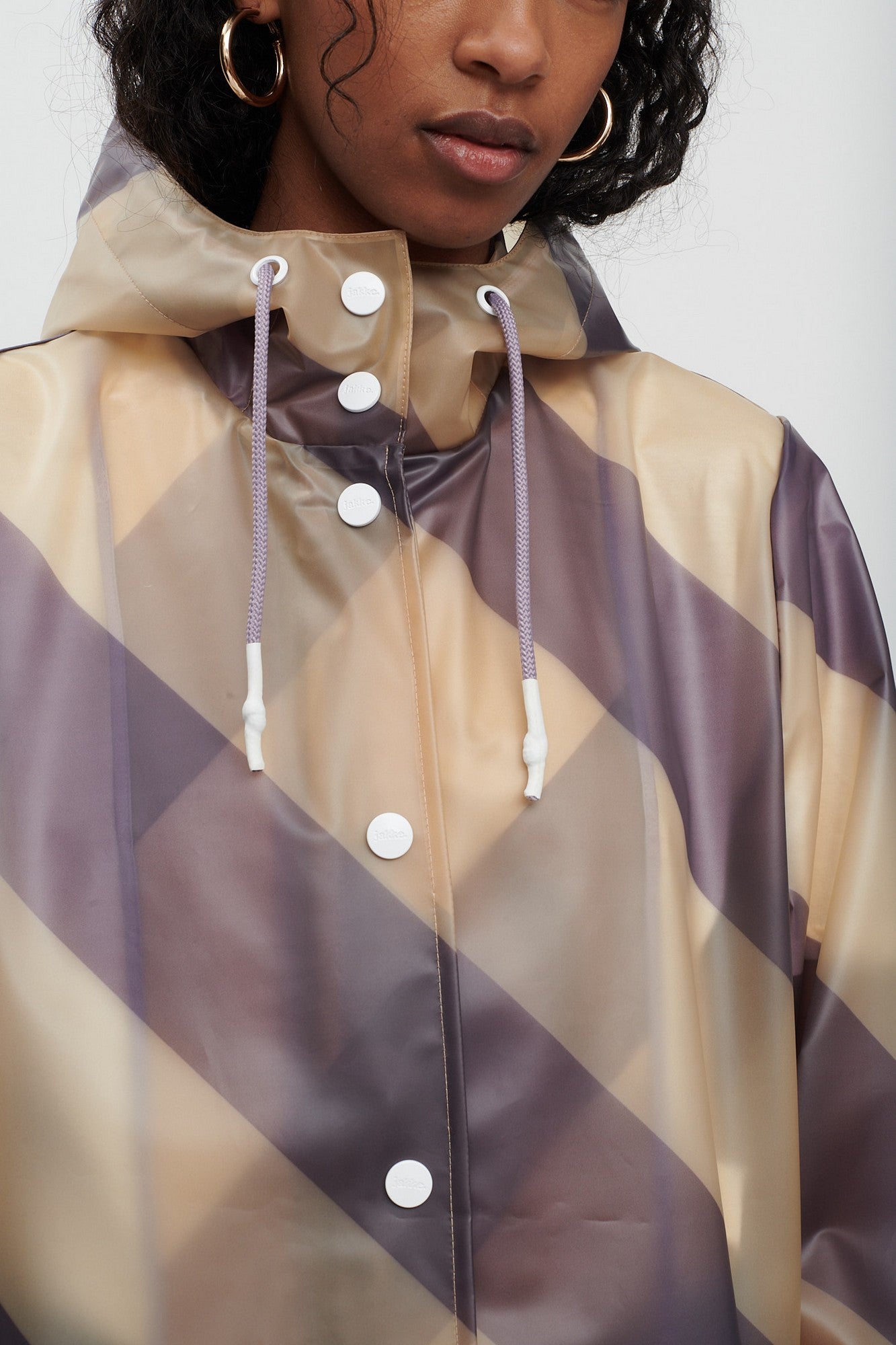 REBECCA HOODED RAINCOAT