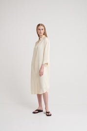 SHAE LONG SLEEVE PRINTED MAXI DRESS