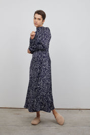 DANI DRAPE FRONT DRESS