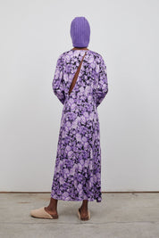 CHERIE GATHERED SHOULDER DRESS
