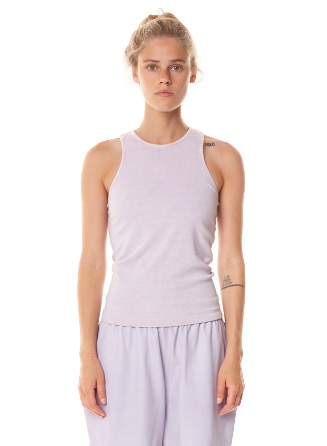 MINERAL WASH GEMINI RIB RACERBACK