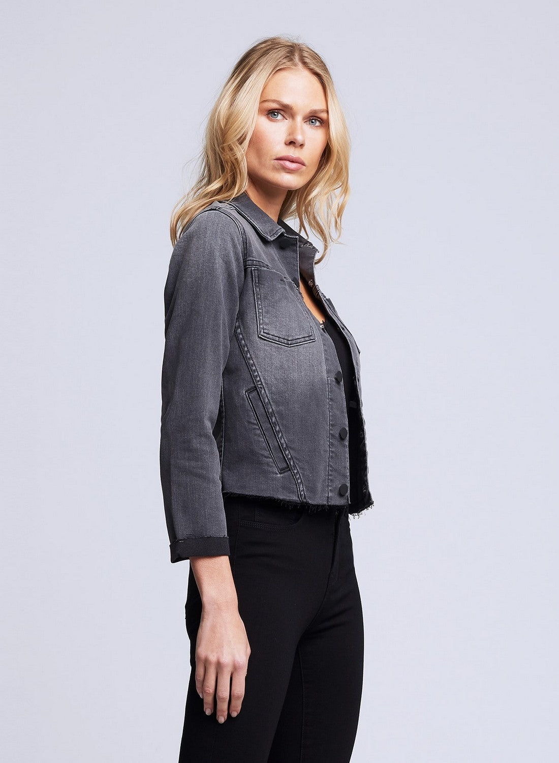 JANELLE SLIM RAW JACKET