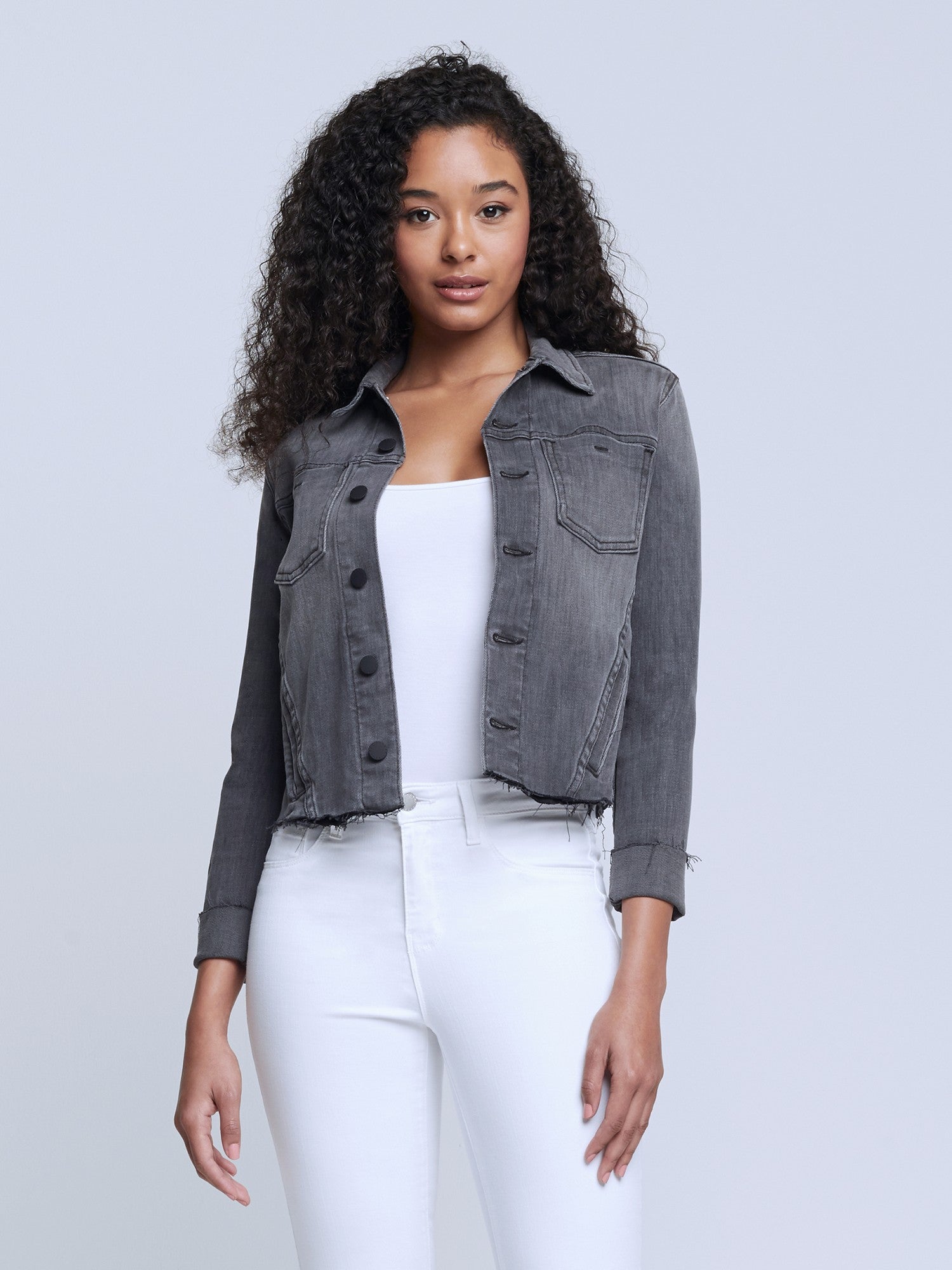 JANELLE SLIM RAW JACKET