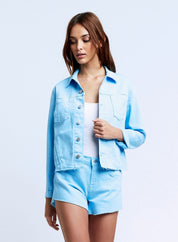 JANELLE SLIM RAW JACKET