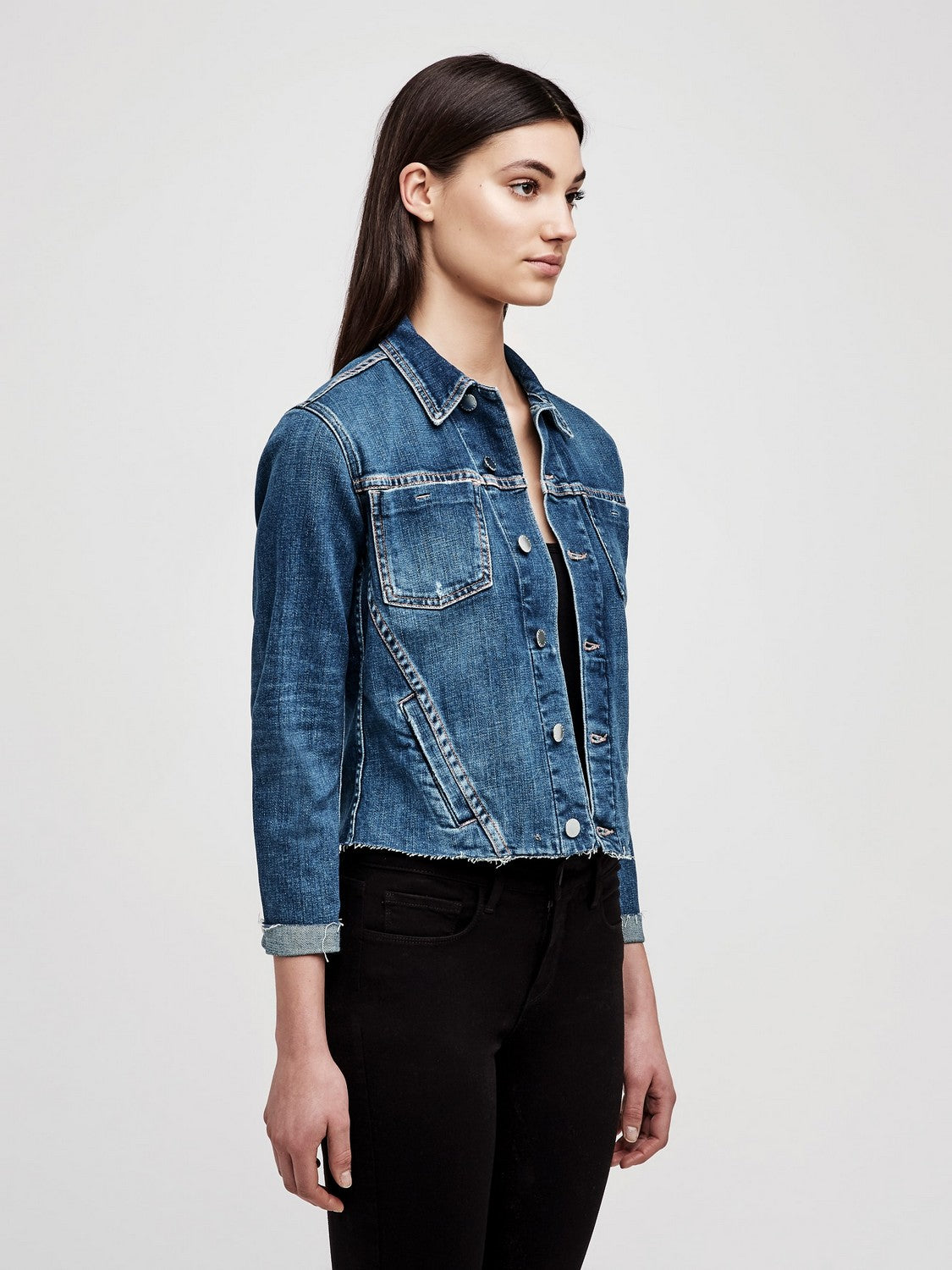 JANELLE SLIM RAW JACKET