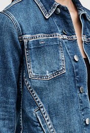JANELLE SLIM RAW JACKET