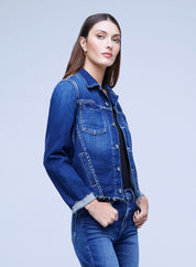 JANELLE SLIM RAW JACKET