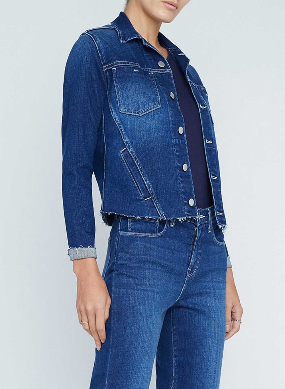 JANELLE SLIM RAW JACKET
