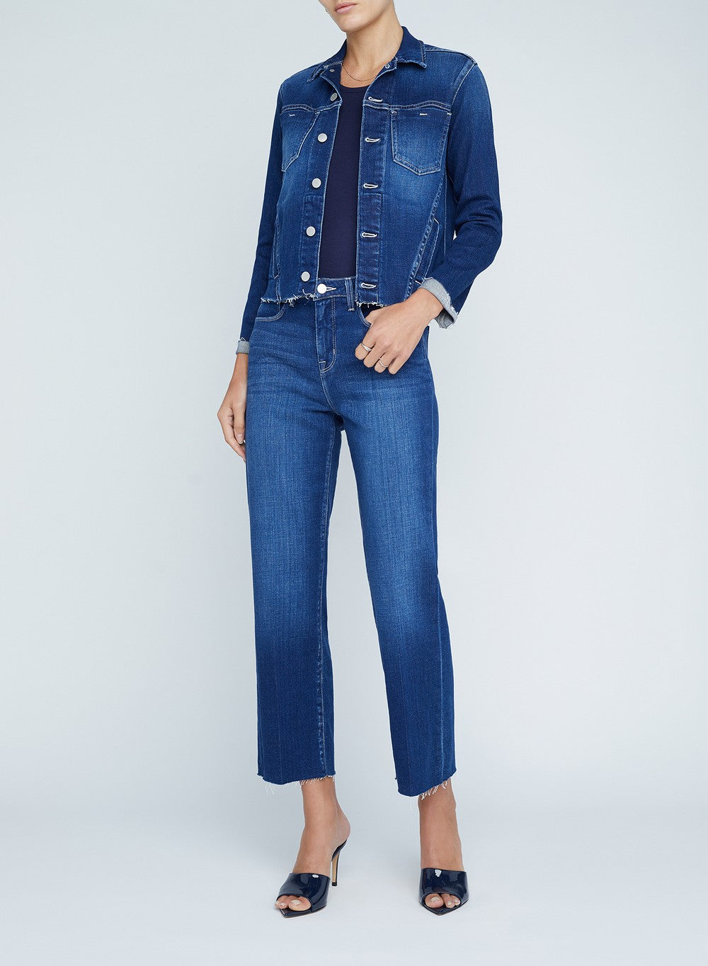 JANELLE SLIM RAW JACKET