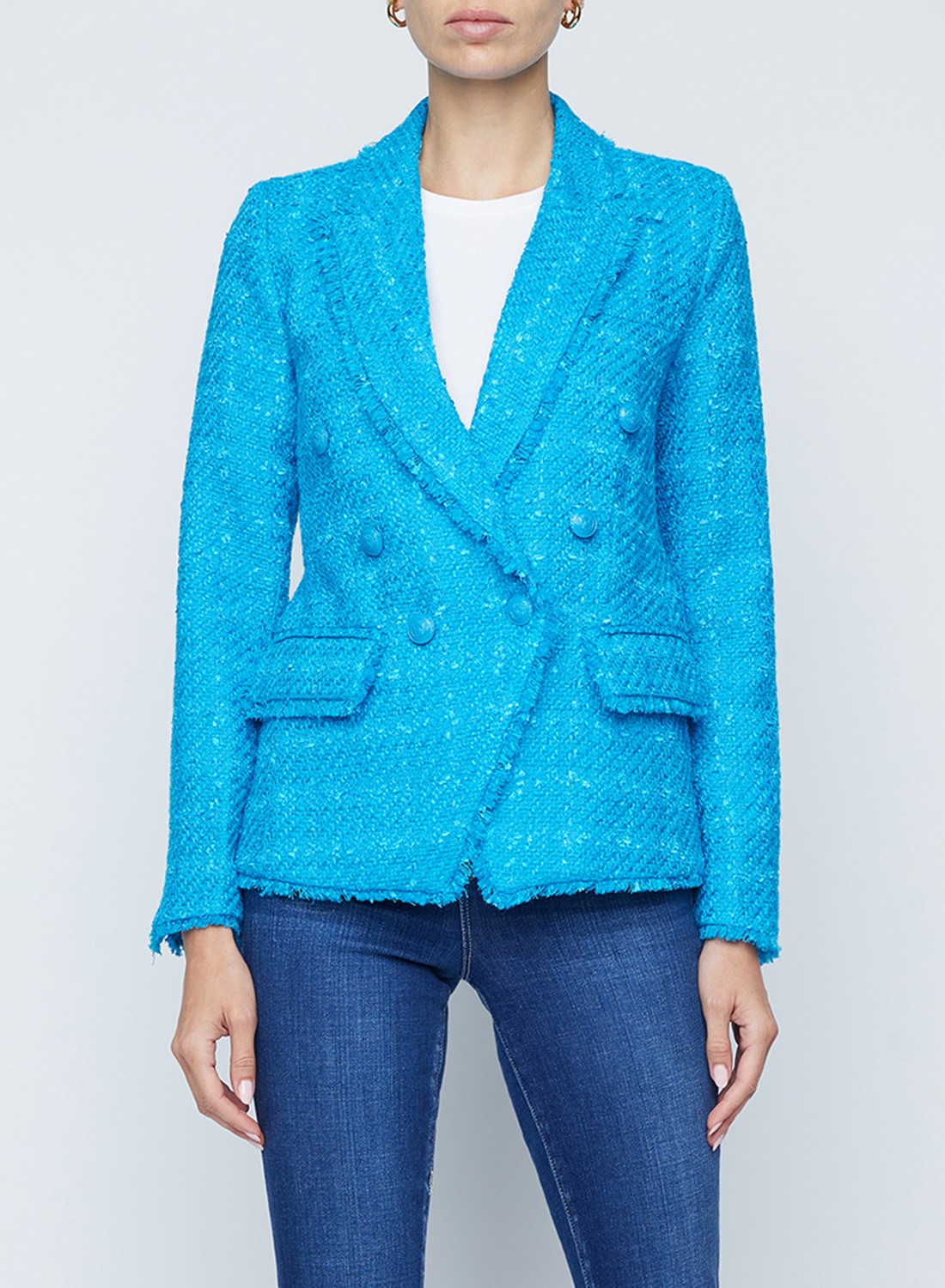 KENZIE BLAZER W FRINGE