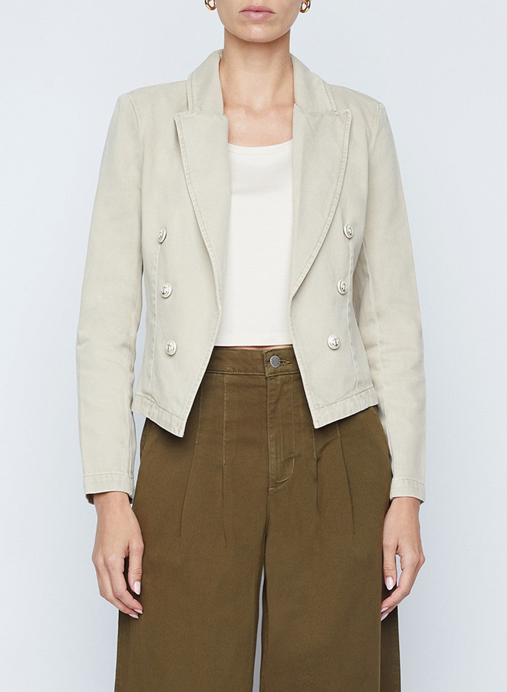WAYNE CROP DBL BREAST JKT